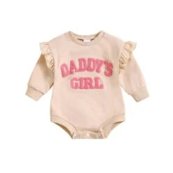 Daddy's Girl Frilly Romper | 3 Colours - Affordable Baby -Trend Nest Store Sd16c5c40c1354f7387b9dbffa6a4596cH