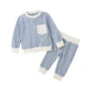Waffle Stripe Pocket Set | Blue - Affordable Baby -Trend Nest Store Sd2018fefd26140c1aca1c63a045ca746V