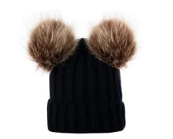 Double Pom Pom Beanie | 8 Colours - Affordable Baby -Trend Nest Store Se53821c571094e079b07ba08038b9589r