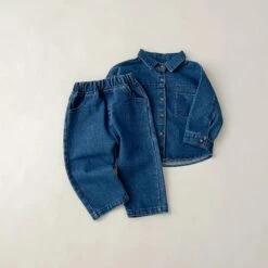 Double Denim Set | 2 Colours - Affordable Baby -Trend Nest Store Se603149f826c4625b8698e256123a7694