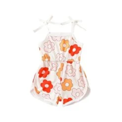 Retro Flowers Playsuit - Affordable Baby