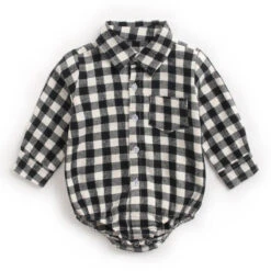 Plaid Button Down Romper | 3 Colours - Affordable Baby -Trend Nest Store Sec409b3f163b49b88195051dd9204c0cK