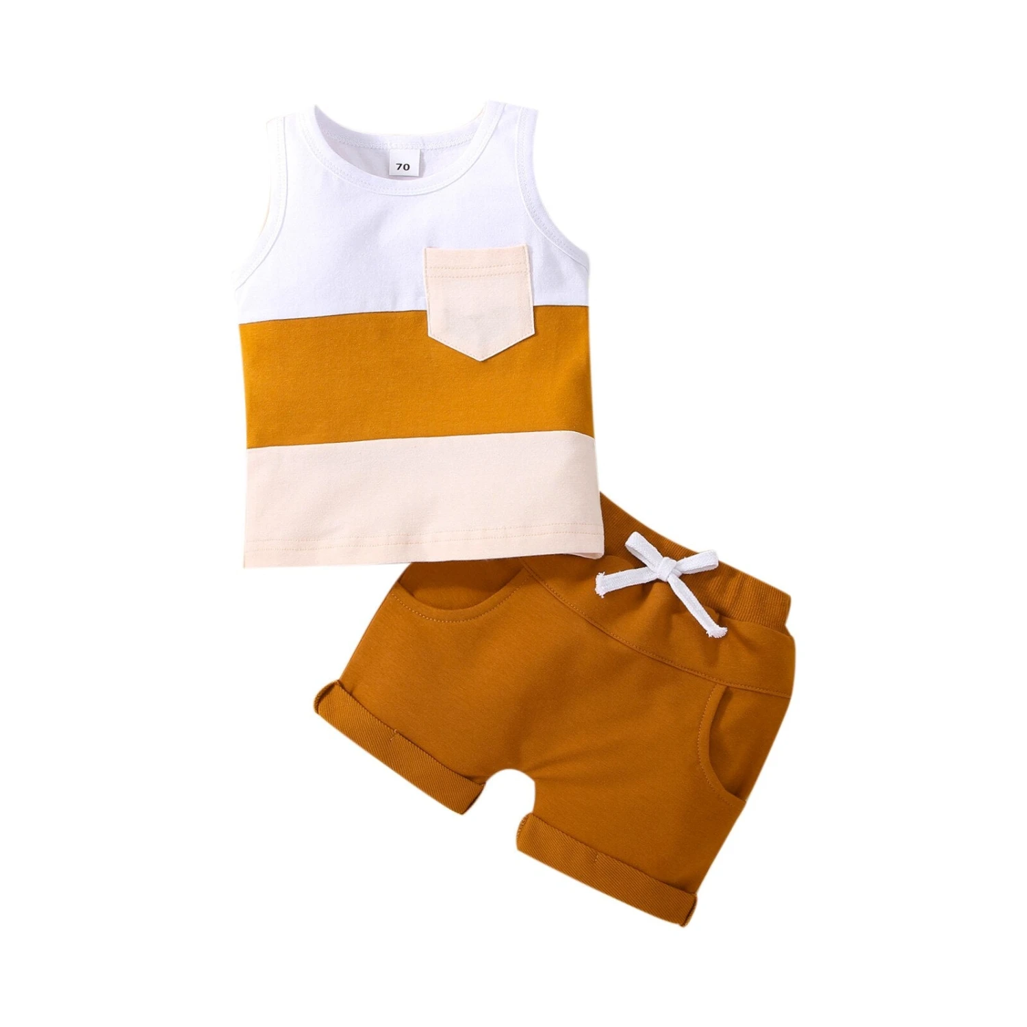 Pocket Tank Set | Brown - Affordable Baby 3 Pocket Tank Set | Brown - Affordable Baby