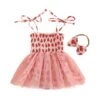 Pink Heart Romper Dress - Affordable Baby