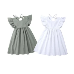 Millie Linen Dress | 2 Colours - Affordable Baby