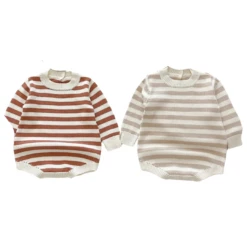 Bailey Striped Romper | 2 Colours - Affordable Baby