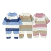 Striped Knit Button Onesie | 3 Colours - Affordable Baby -Trend Nest Store Untitled design 49 90772efa bf0f 44c1 9788 3d2f80f1cc49