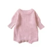 Speckle Knit Romper | Pink - Affordable Baby