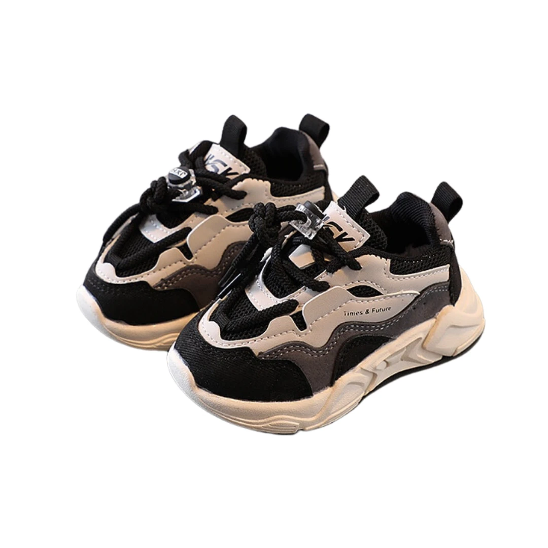 Chunky 3 Tone Sneakers | Black - Affordable Baby 3 Chunky 3 Tone Sneakers | Black - Affordable Baby