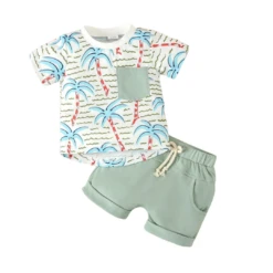 Summer Palms Set | Sage - Affordable Baby