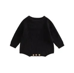 Lush Knit Rompers | Various Colours - Affordable Baby -Trend Nest Store black cc8b1d41 5007 4c68 9692 45a3fe3f2222