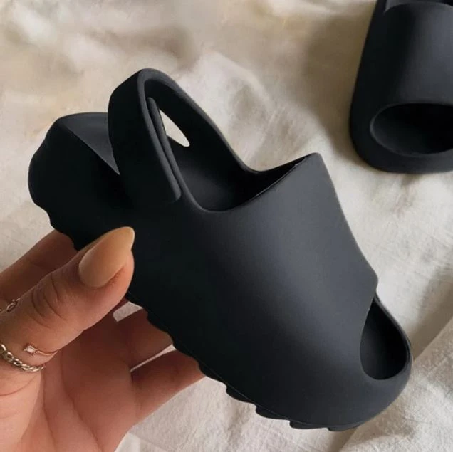 Velcro Slides | Black - Affordable Baby 4 Velcro Slides | Black - Affordable Baby - Image 2