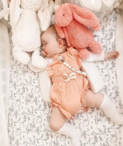 Bow Ruffle Romper | Peach - Affordable Baby -Trend Nest Store bowrufflepeach 29e95985 5ddf 4074 a274 a3980b8ddb0f