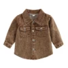 Brown Acid Wash Jacket - Affordable Baby -Trend Nest Store brownwashjacket