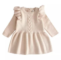 Anastacia Winter Dress | Cream - Affordable Baby