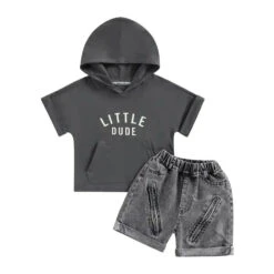 Little Dude Denim Set - Affordable Baby