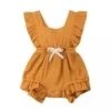 Bow Ruffle Romper | Mustard - Affordable Baby -Trend Nest Store image 9566dae8 4332 450f 8082 92e70d20e2b1