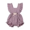 Bow Ruffle Romper | Lilac - Affordable Baby -Trend Nest Store image cf170528 b2e8 433f 808c b8f0f18fafdb