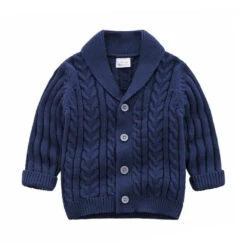 Oxford Cardigan | Navy - Affordable Baby