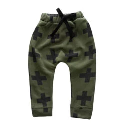 Criss Cross Drop Crotch Pants | Khaki - Affordable Baby