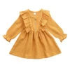 Anne-Marie Dress | Mustard - Affordable Baby