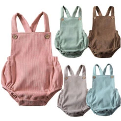 Corduroy Summer Romper | Blue - Affordable Baby -Trend Nest Store product image 1201120743 e9e8d454 d370 4624 b3f7 386667b1bbd6