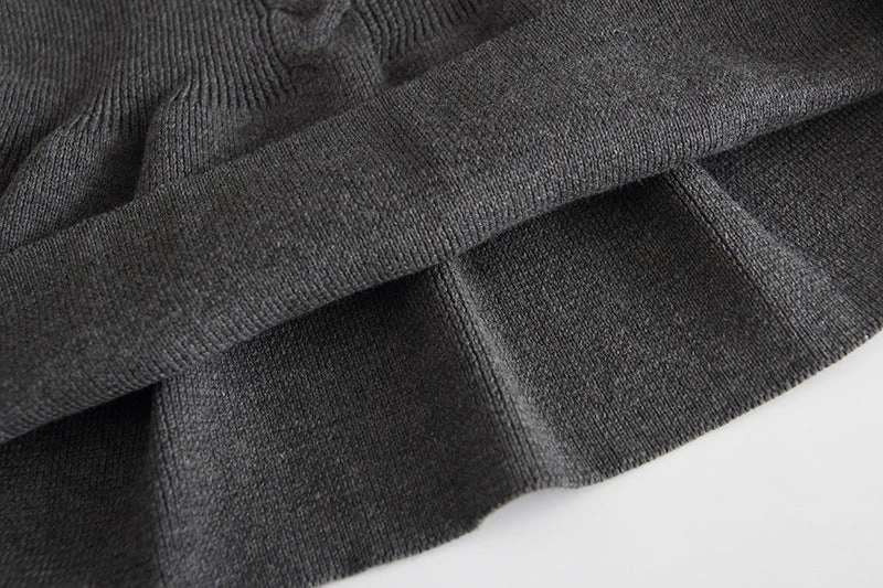 Anastacia Winter Dress | Charcoal - Affordable Baby 4 Anastacia Winter Dress | Charcoal - Affordable Baby - Image 2