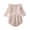 Anastacia Frilly Romper | Beige - Affordable Baby