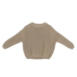 Cuddly Knit Sweater | Cement - Affordable Baby