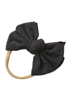 Mini Rib Headband | Charcoal - Affordable Baby