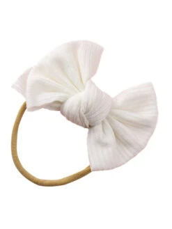 Mini Rib Headband | White - Affordable Baby