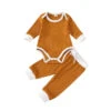 Loree Bodysuit Set | Orange - Affordable Baby