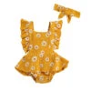 Daisy Backcross Romper | Mustard - Affordable Baby -Trend Nest Store product image 1624728362