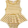 Stripe Sleeveless Bodysuit Set | Yellow - Affordable Baby -Trend Nest Store product image 1662451176