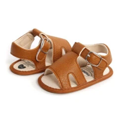 Boho Strap Sandals | Brown - Affordable Baby