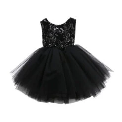 Sequin Princess Dress | Black - Affordable Baby