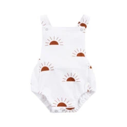 Brown Sun Romper - Affordable Baby