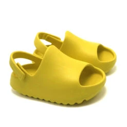 Velcro Slides | Yellow - Affordable Baby