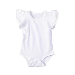 Flutter Bodysuit | White - Affordable Baby