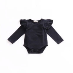 Long Sleeve Flutter Bodysuit | 8 Colours - Affordable Baby -Trend Nest Store product image 614887137