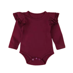 Long Sleeve Flutter Bodysuit | 8 Colours - Affordable Baby -Trend Nest Store product image 614887144 02ae9aac 84b6 4a4c 8a3b 574028e69939 removebg preview 1 Copy